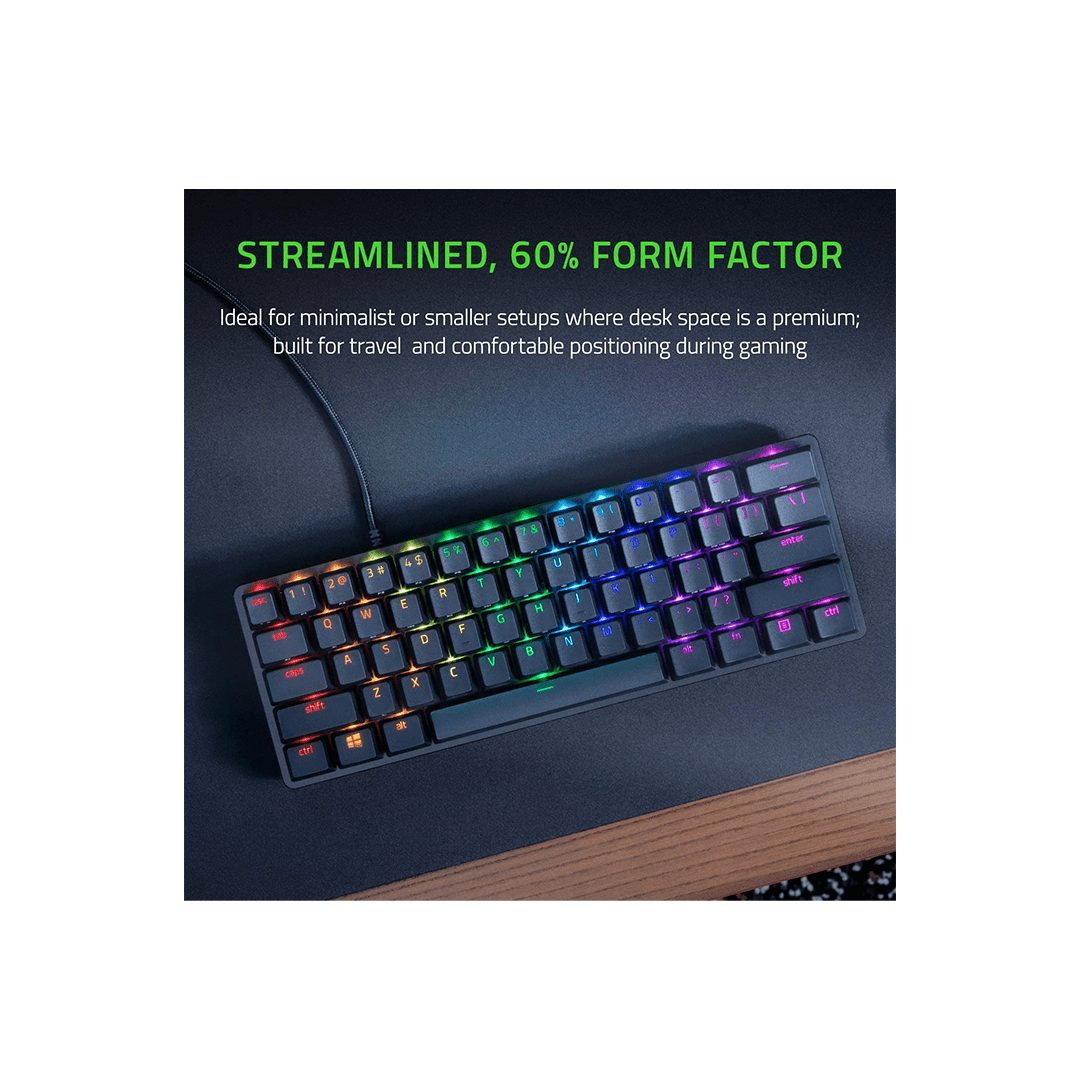 Razer Huntsman Mini Clicky Optical Purple Switch USB-C Gaming Keyboard in Qatar Razer Huntsman Mini Clicky Optical Purple Switch USB-C Gaming Keyboard in Qatar